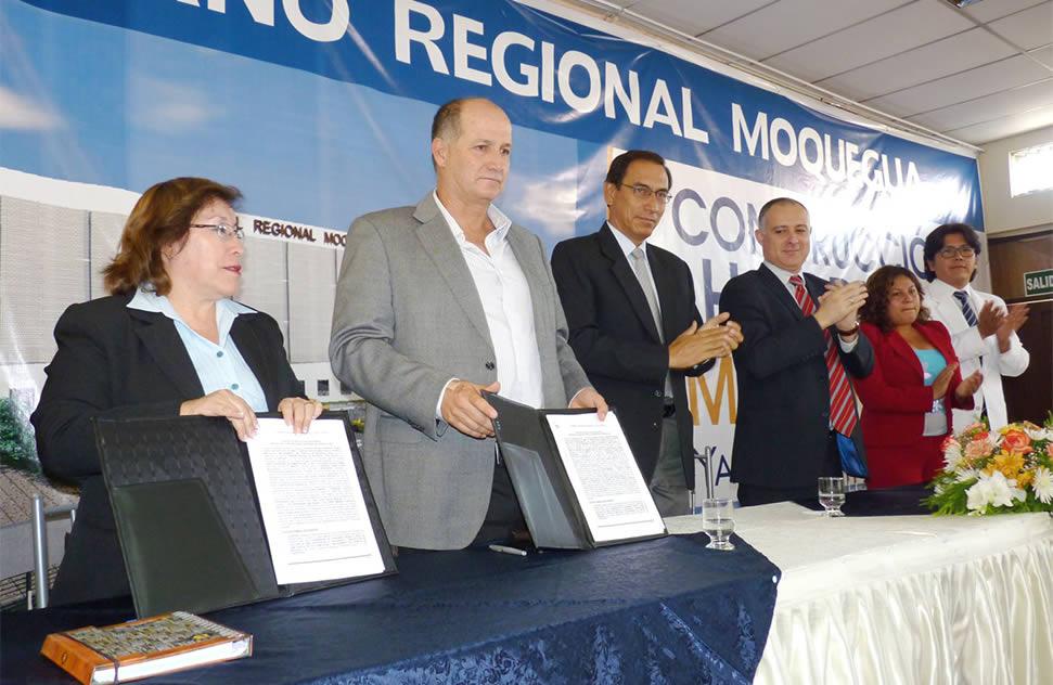 ICCGSA was awarded the bid for the construction of the Moquegua Hospital