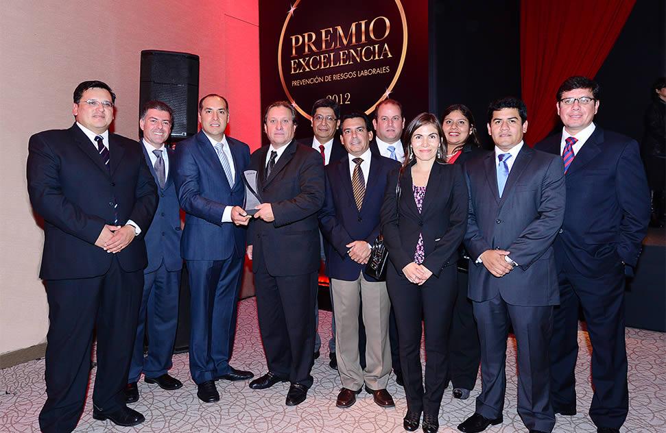 ICCGSA recibió el premio “Excelencia en la Prevención de Riesgos Laborales 2012”