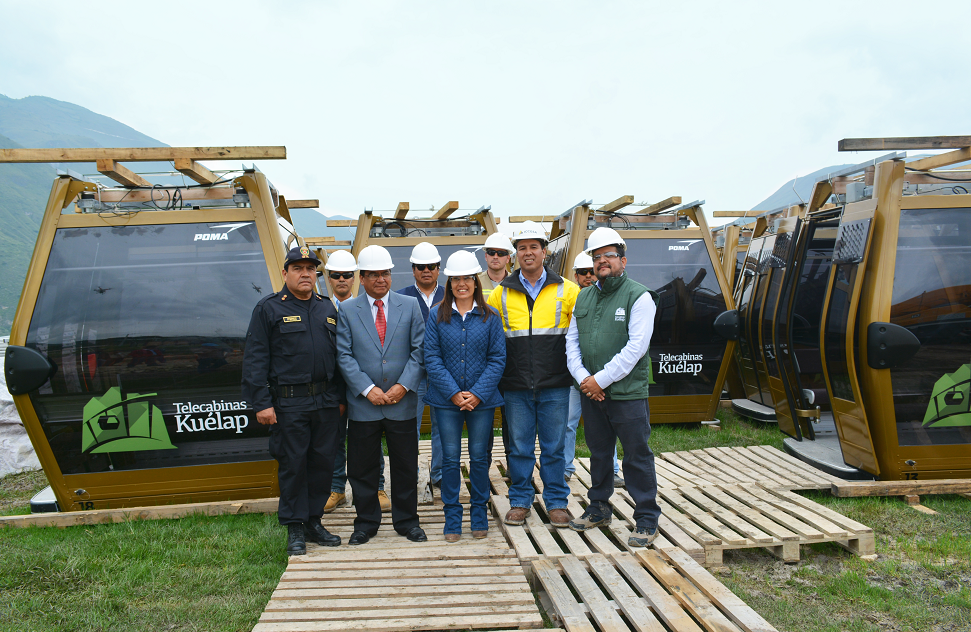 Se concluyó la fabricación de los equipos electromecánicos del sistema de telecabinas y el 80% ya está en el proyecto