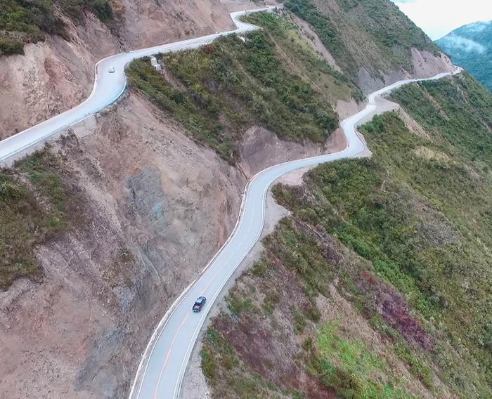 Construction of the Quinua - San Francisco II Highway