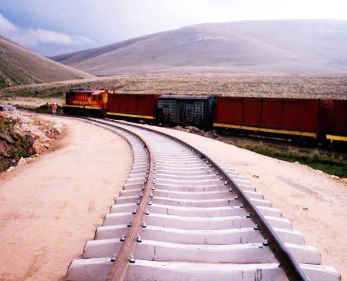 Movimiento de tierras y conformación de terraplen de la construcción de Ramal Ferroviario Caripa -  Condorcocha